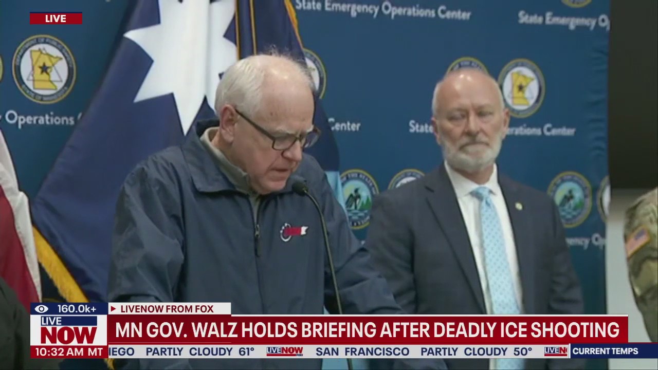 Minnesota Gov. Walz urges against violent protests