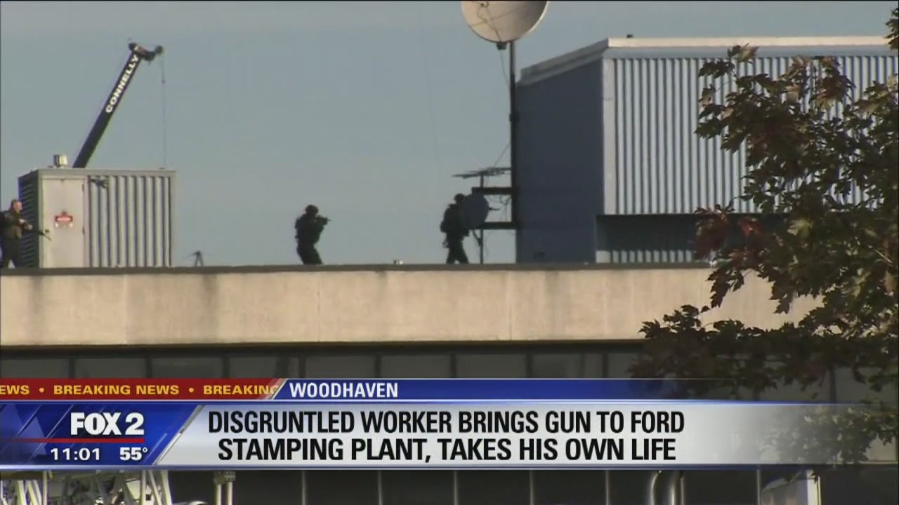 Police: Man shoots, kills self at Ford Woodhaven Stamping Plant