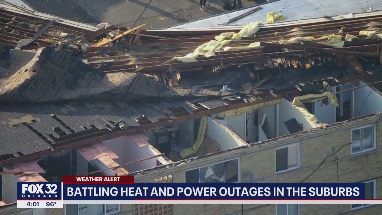 Bellwood residents battle heat after being displaced due to storms