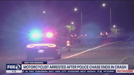 Motorcyclist arrested after chase from Redwood City to San Jose