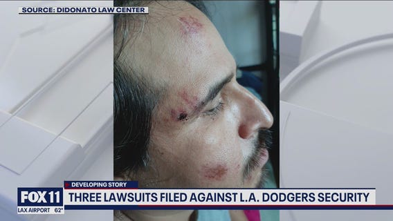 3 lawsuits filed against LA Dodgers security