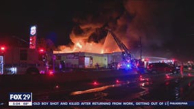 9-alarm Pennsauken Twp. fire destroys building housing four car businesses