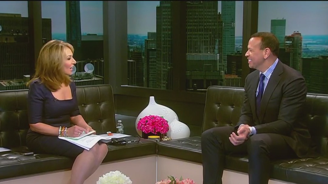 Alex Rodriguez talks with GDNY's Rosanna Scotto