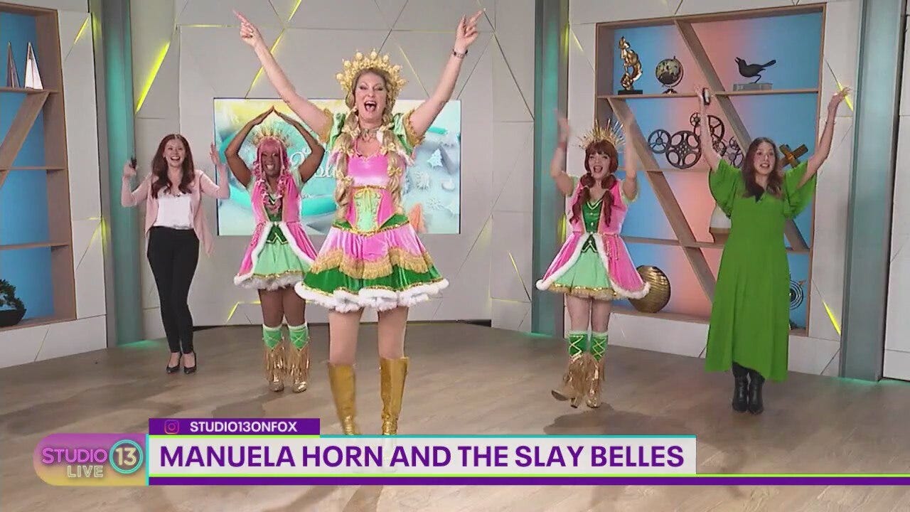 Learning the Christmas Tree Dance with Manuela Horn and the Slay Belles