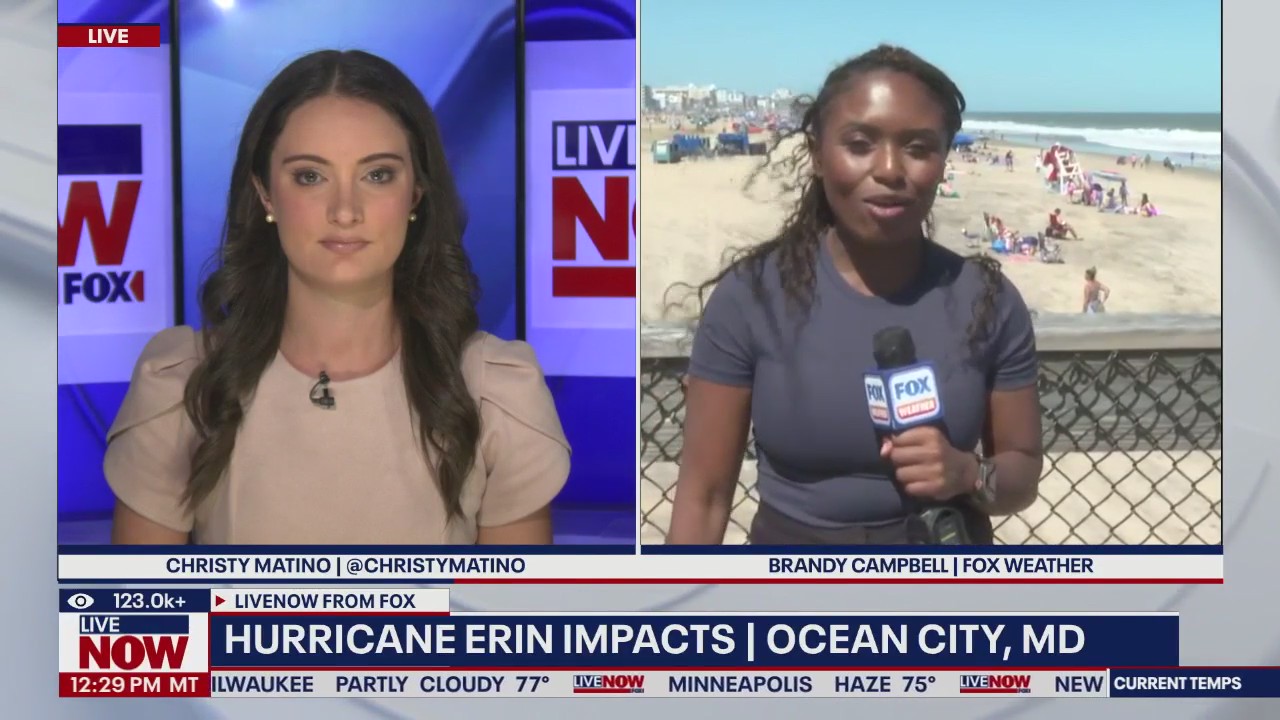 Impacts of Hurricane Erin in Ocean City, MD
