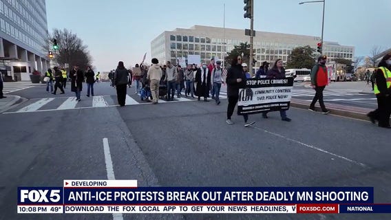 Anti-ICE protests held in DC after Minneapolis woman killed by ICE agent