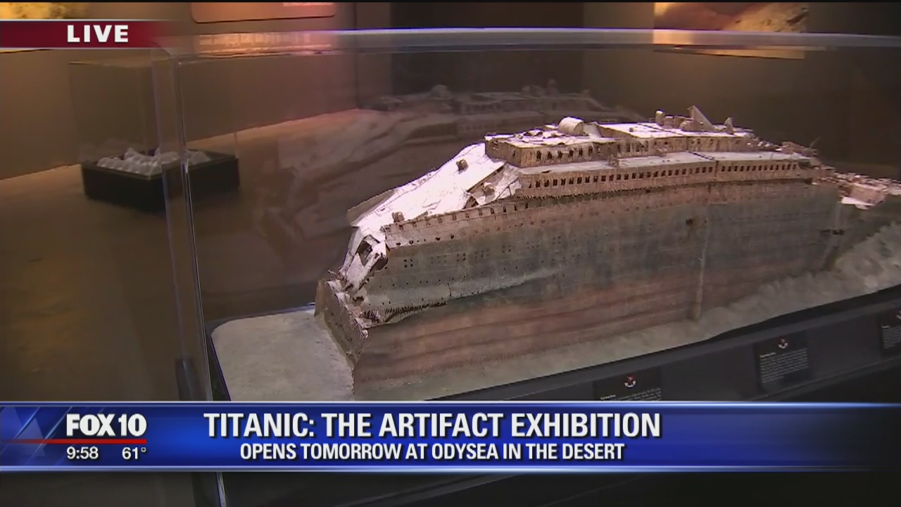 Cory's Corner: Titanic exhibition at OdySea in the Desert