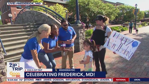 Zip Trip to Frederick: Celebrating birthdays