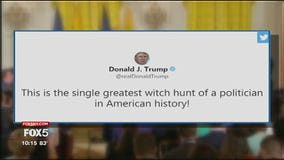 Trump claims 'witch hunt'