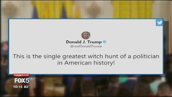 Trump claims 'witch hunt'
