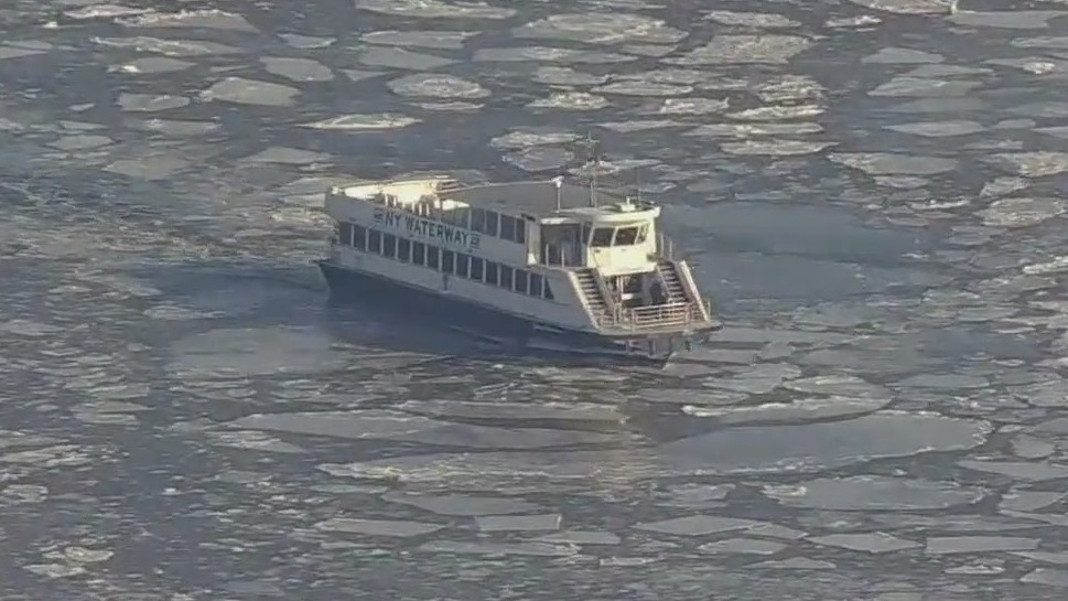 Icy waters disrupt New York ferry rides