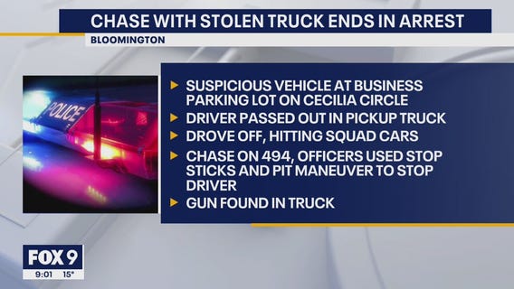 Man arrested after fleeing Bloomington police in stolen truck
