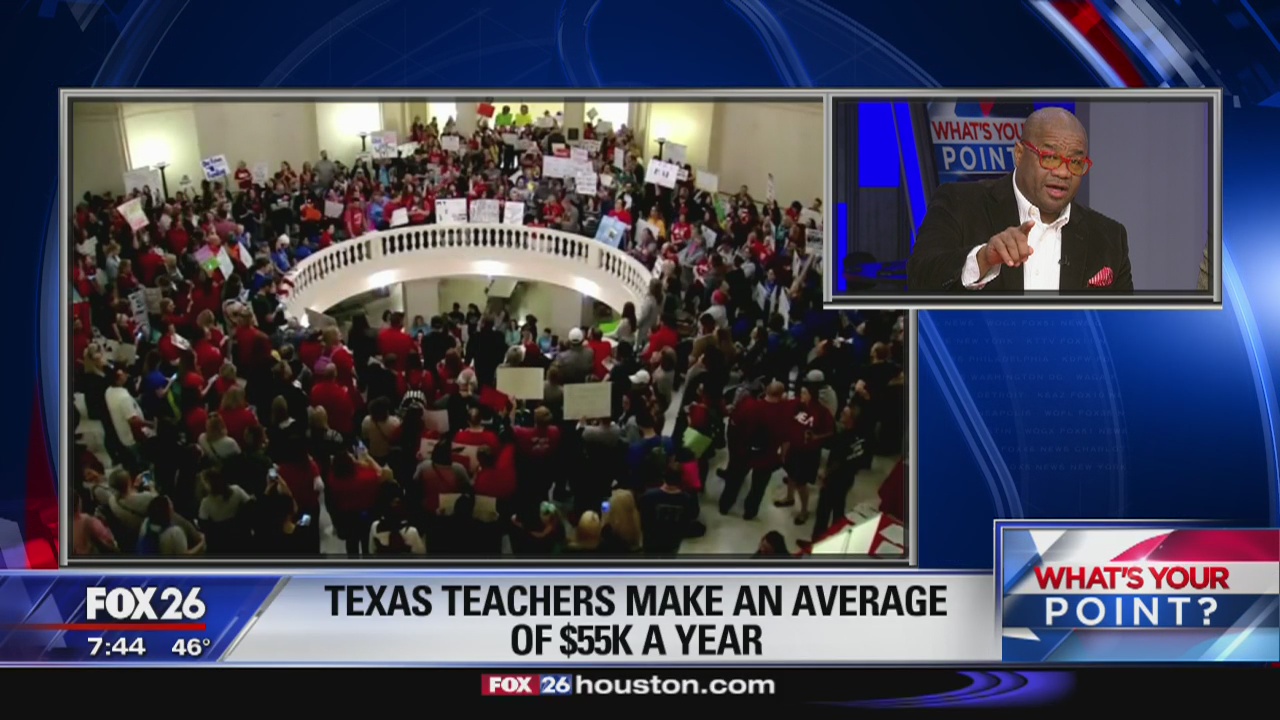 What's Your Point? - teacher pay protests