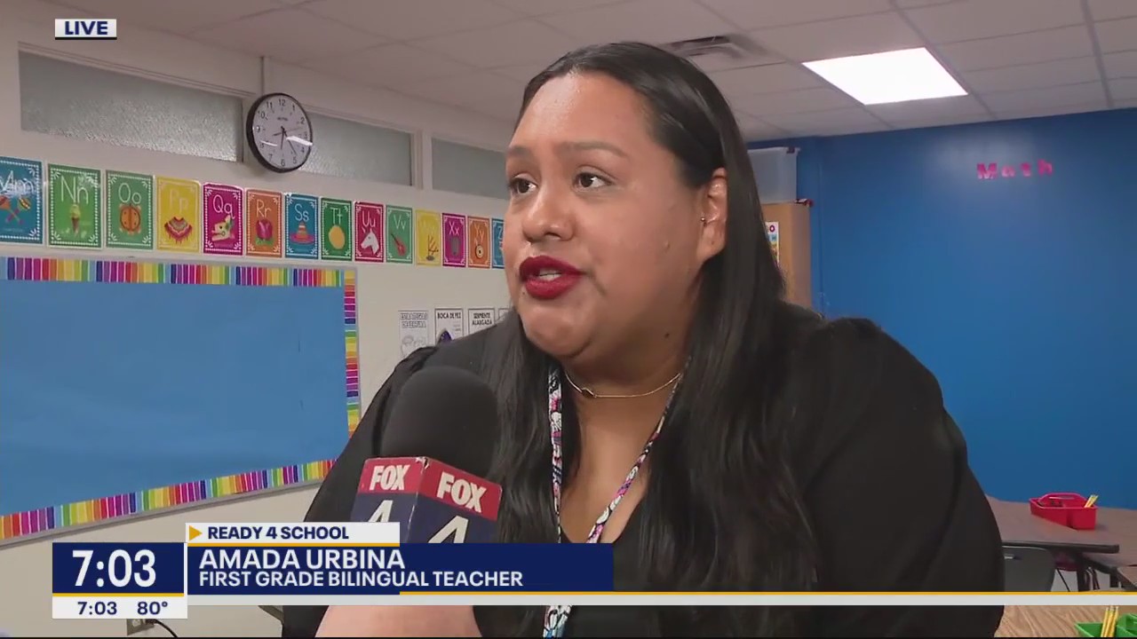 It's the first day of school in Dallas