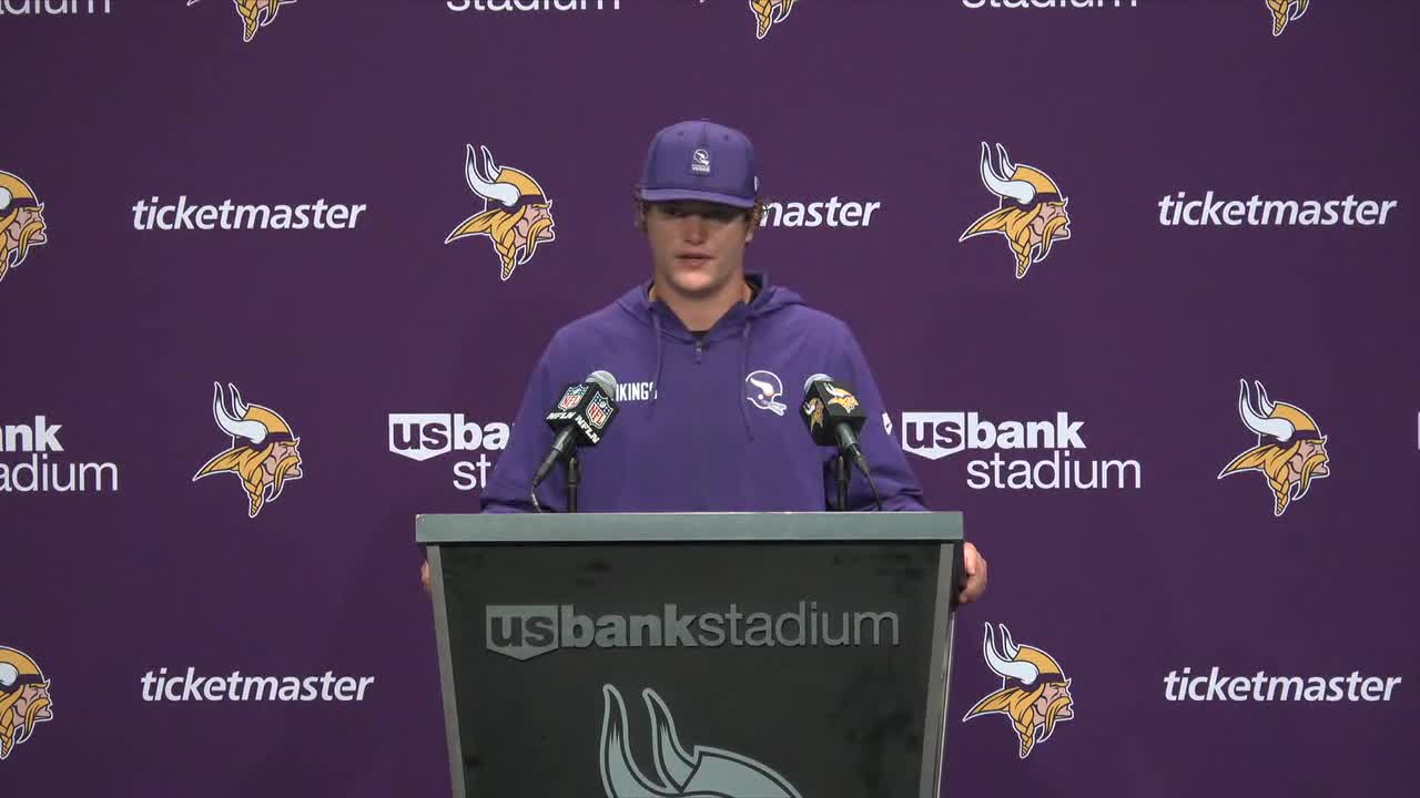 Vikings QB J.J. McCarthy after loss: 'I've got to play better'