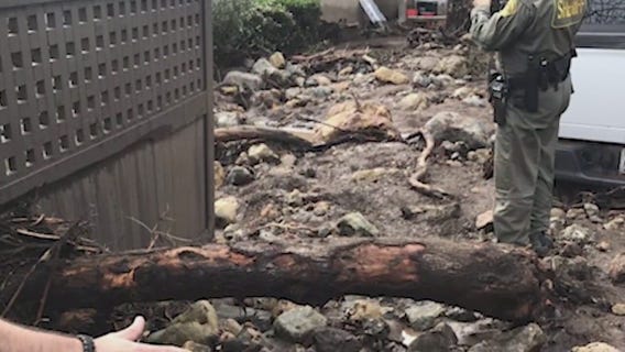 Mudslides causing road closures in Malibu area