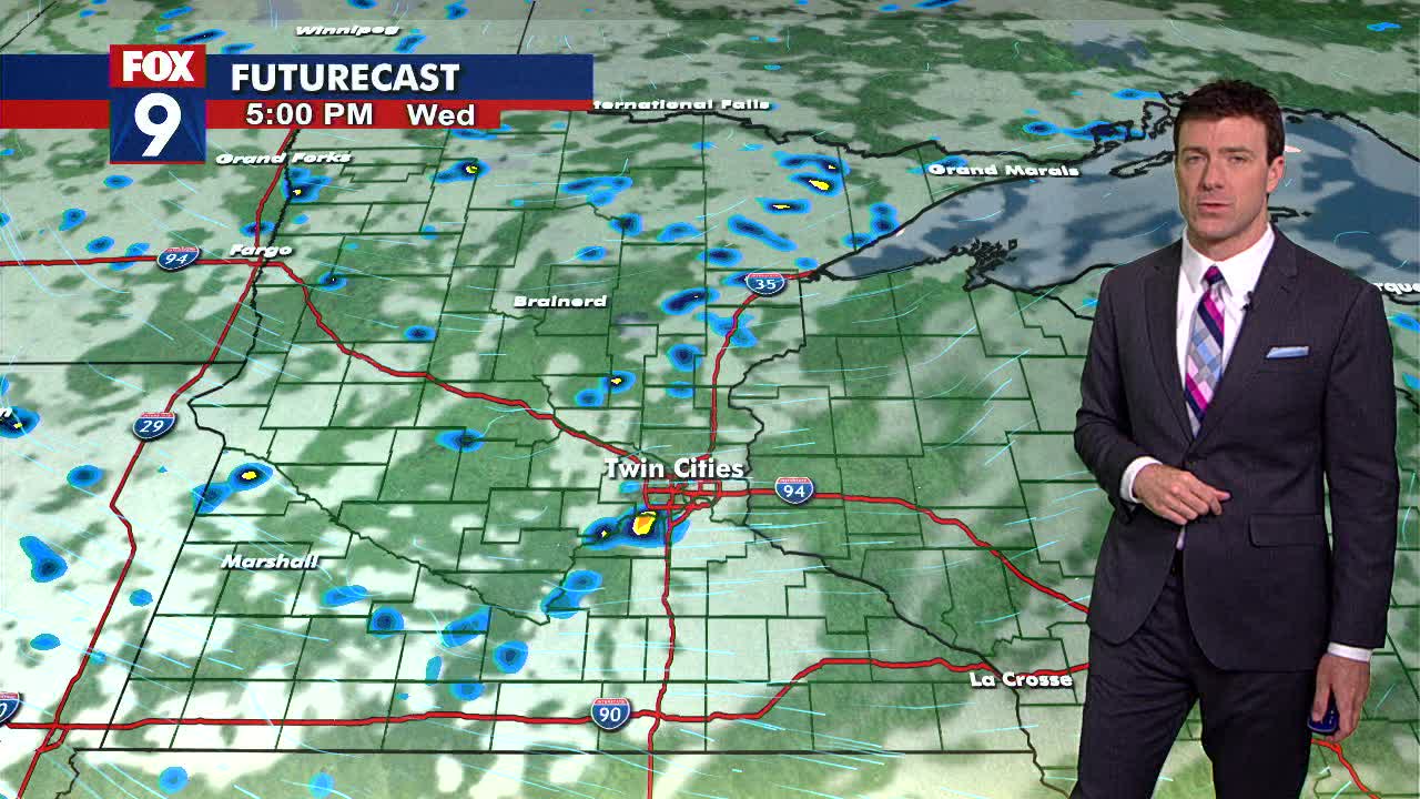 MN weather: Mild Wednesday, afternoon stray rumble