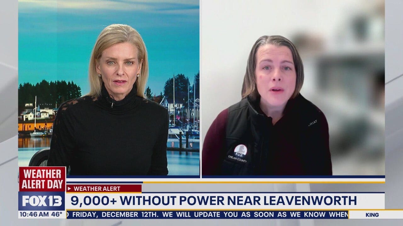 Nearly 10K without power near Leavenworth due to flooding