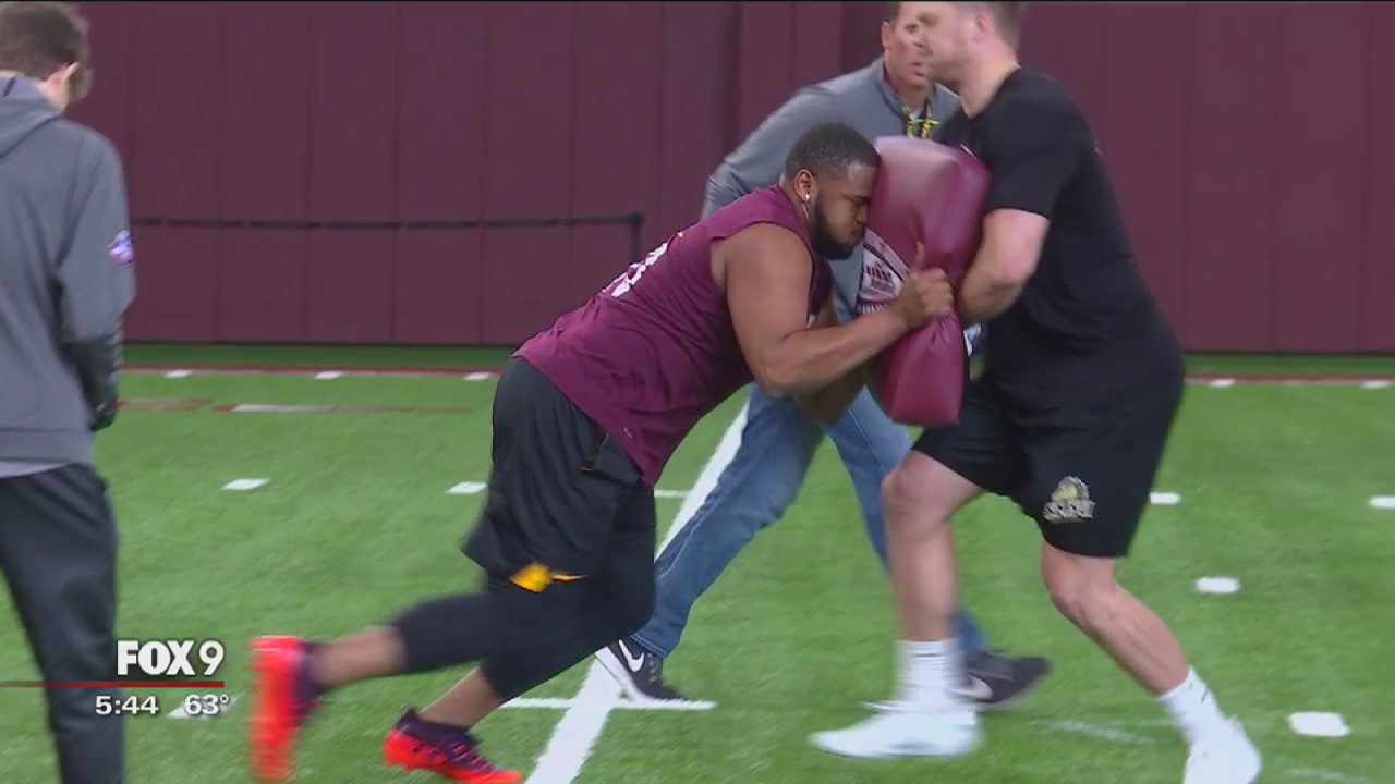 Gophers show off skills for NFL scouts for Pro Day