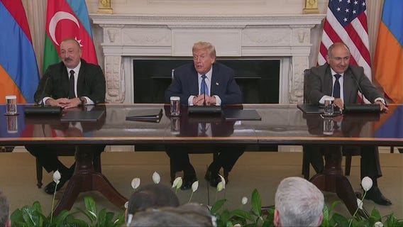 Trump meets with leaders of Armenia, Azerbaijan