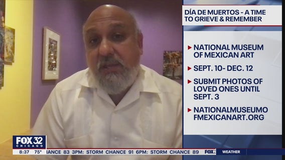 D�a de los Muertos exhibit to honor those who died from COVID-19