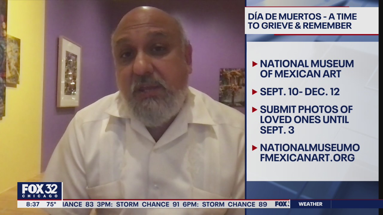 D�a de los Muertos exhibit to honor those who died from COVID-19