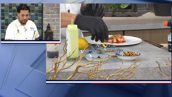 Torched Hamachi crudo recipe