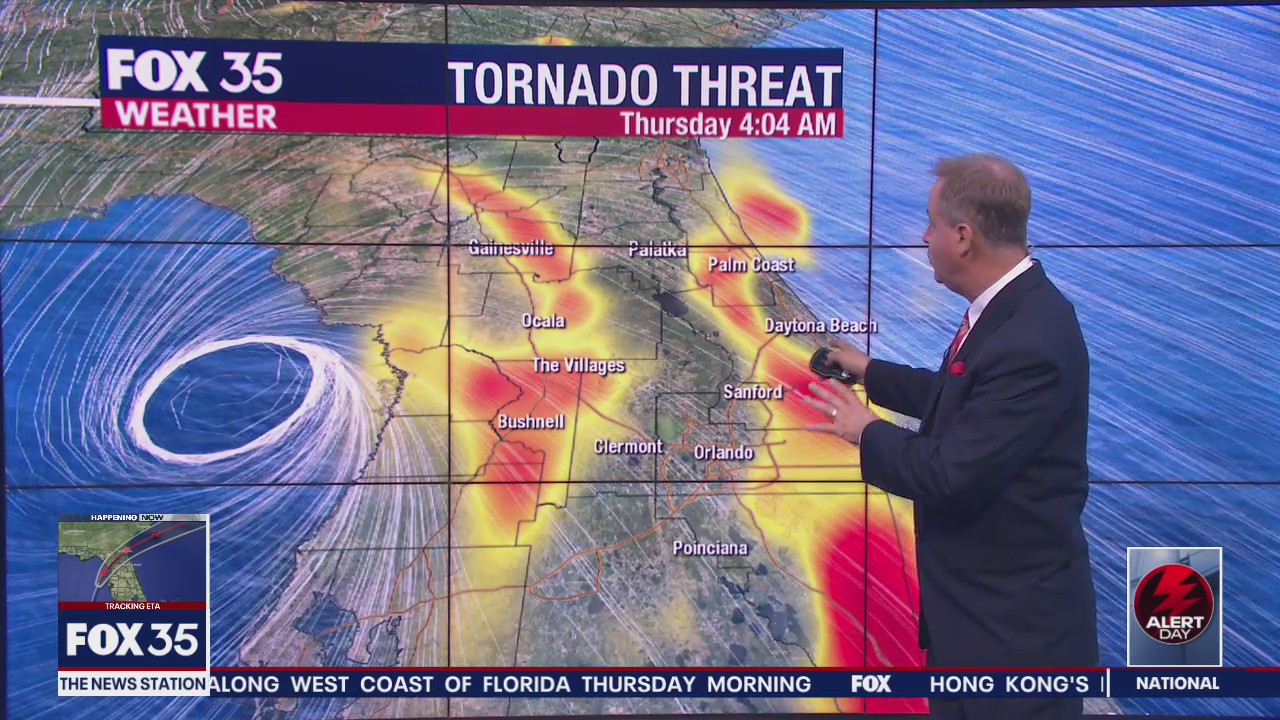 Tracking system in Tropics: Eta approaching Florida coast