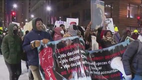 Hundreds gather in Loop to protest police violence and demand justice for Tyre Nichols
