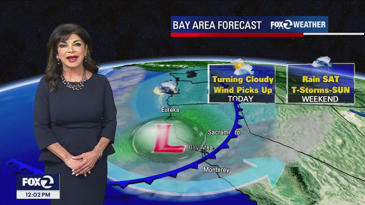 Rain, thunderstorms ahead