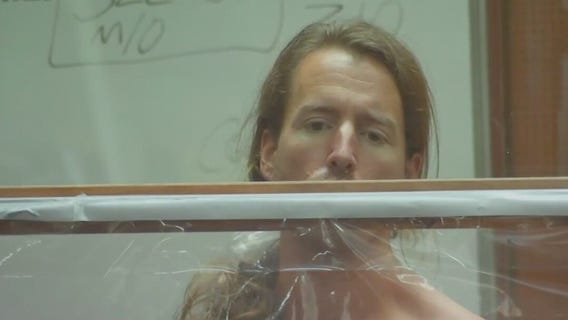 LA man accused of killing wife, her parents, dies