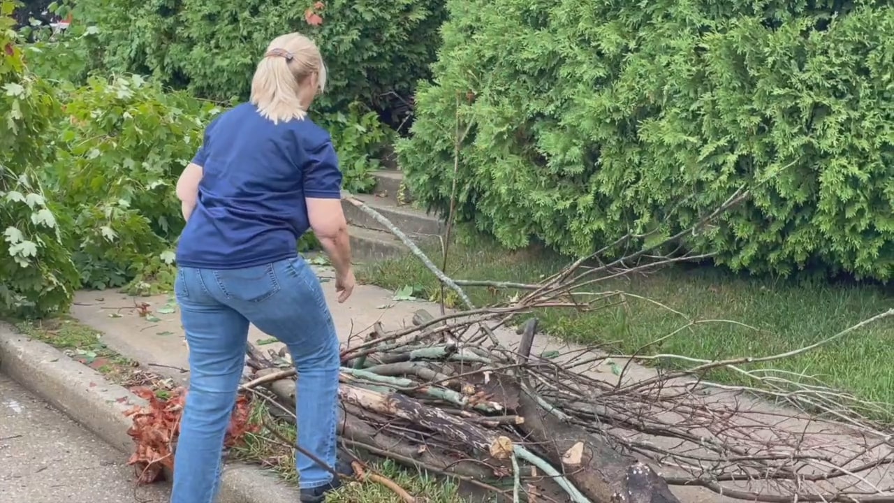 Storm leaves damage behind in Kewaskum