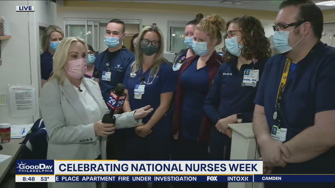 Emergency room nurses in Media celebrated for National Nurses Week