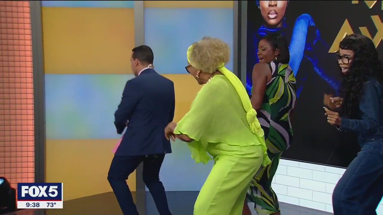 Good Day New York does the electric slide