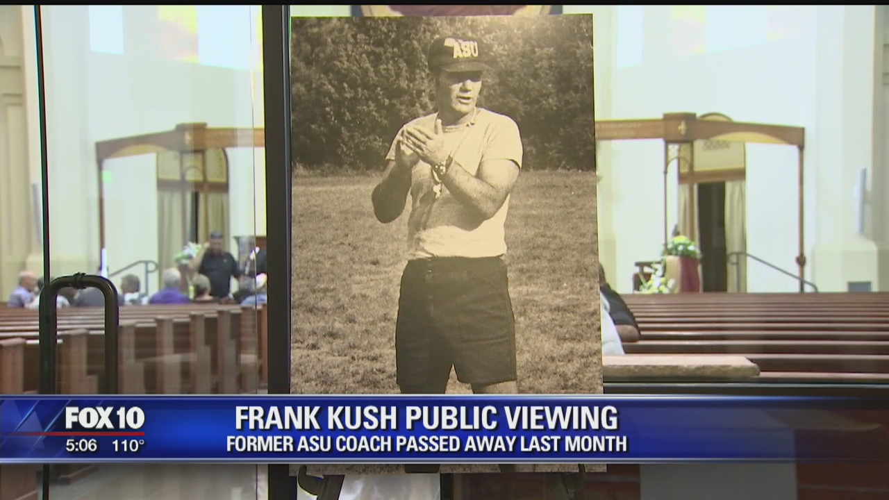 Public gathers for viewing of late ASU football coach Frenk Kush