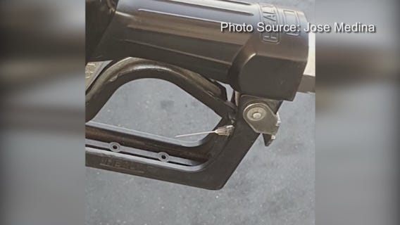 Man claims he was injured by hypodermic needle