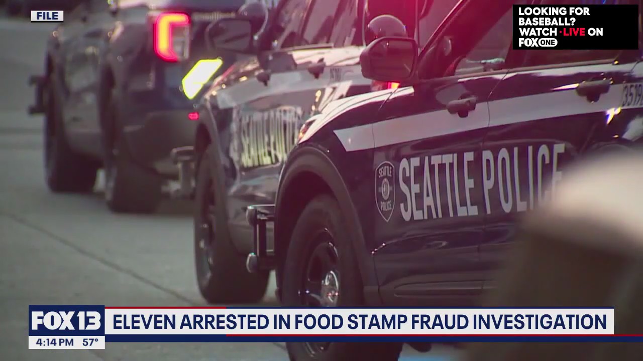 Seattle police arrest 11 in food stamps fraud ring
