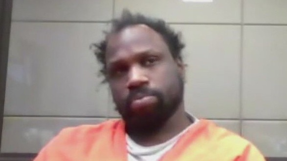 Crash into library construction site; man in court