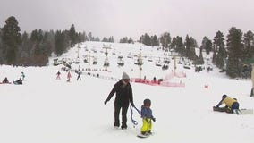 Big Bear sees more than foot of snow falls