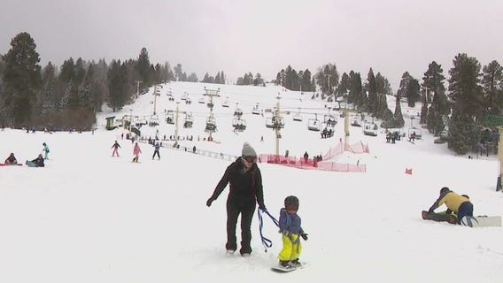 Big Bear sees more than foot of snow falls