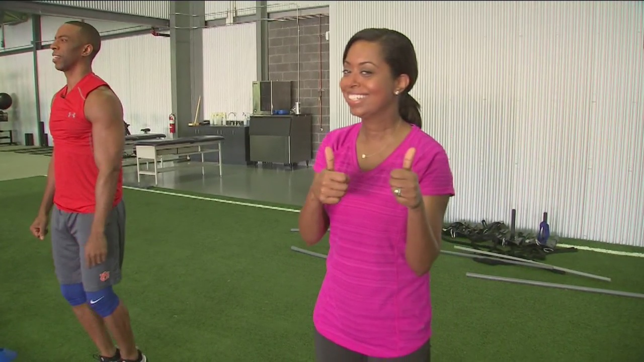 FOX 26 News anchors train NFL-style