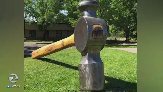 Reward offered for missing 800 lb. hammer