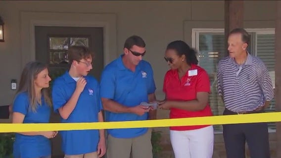 Disabled veteran gifted custom-designed home