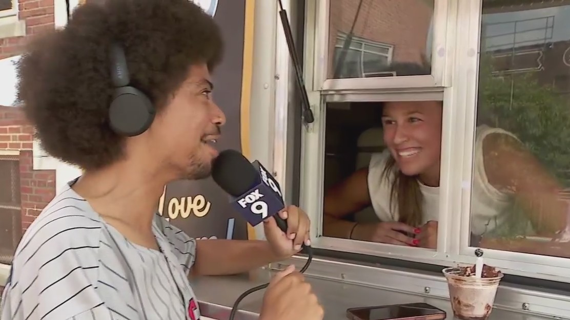 Getting a scoop with the MN Nice Cream truck