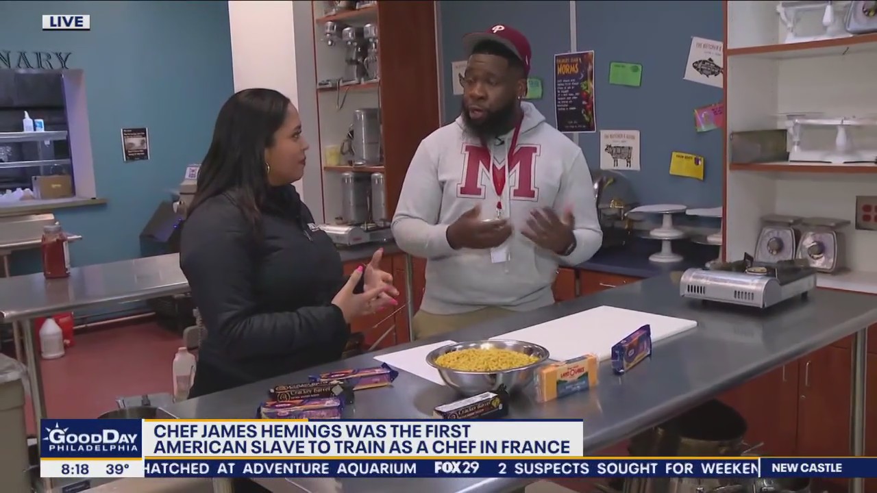 Legacy of Chef James Hemings being taught at Gratz Mastery Charter School