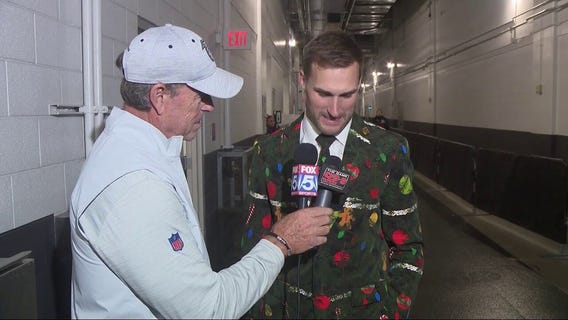 Falcons’ Christmas fits steal show on road trip