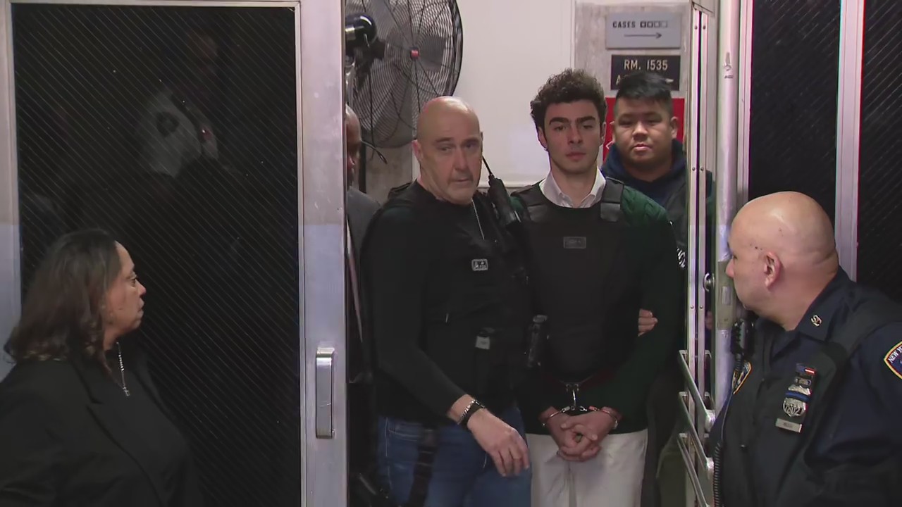 Luigi arrives in NY state court