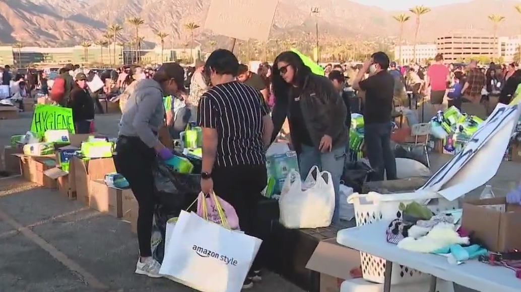 Volunteers unite to help wildfire victims