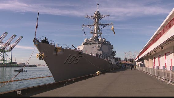 Navy vessels arrive in San Pedro for LA Fleet Week