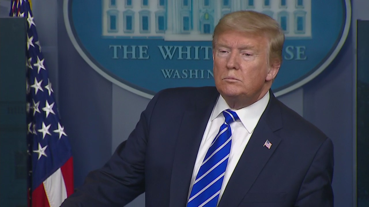President Donald Trump and the White House Coronavirus Task Force provide a Thursday afternoon update